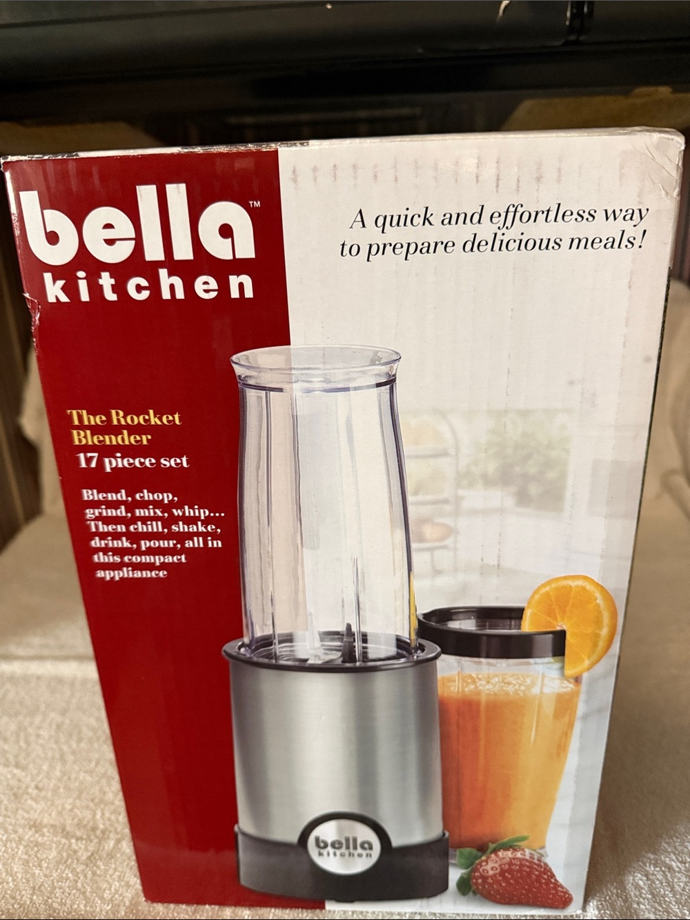 Bella Kitchen Silver Rocket Blender - 17-Piece Set